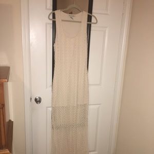 Off white maxi dress